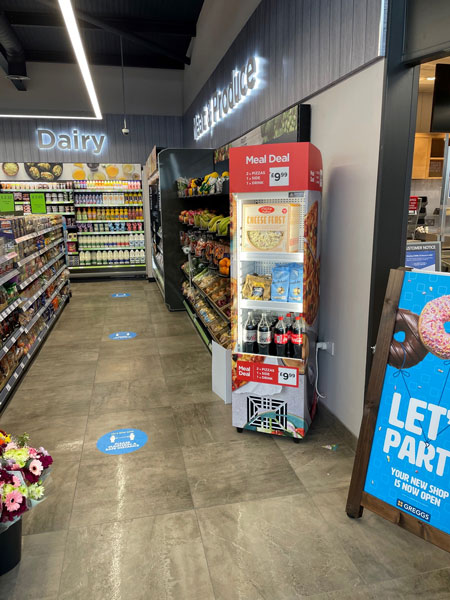 Asda Meal Deal Promotional Fridge Display