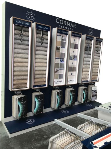 Cormar Carpet Display Units.