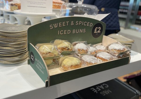 M&S - Spiced Iced Bun CTU